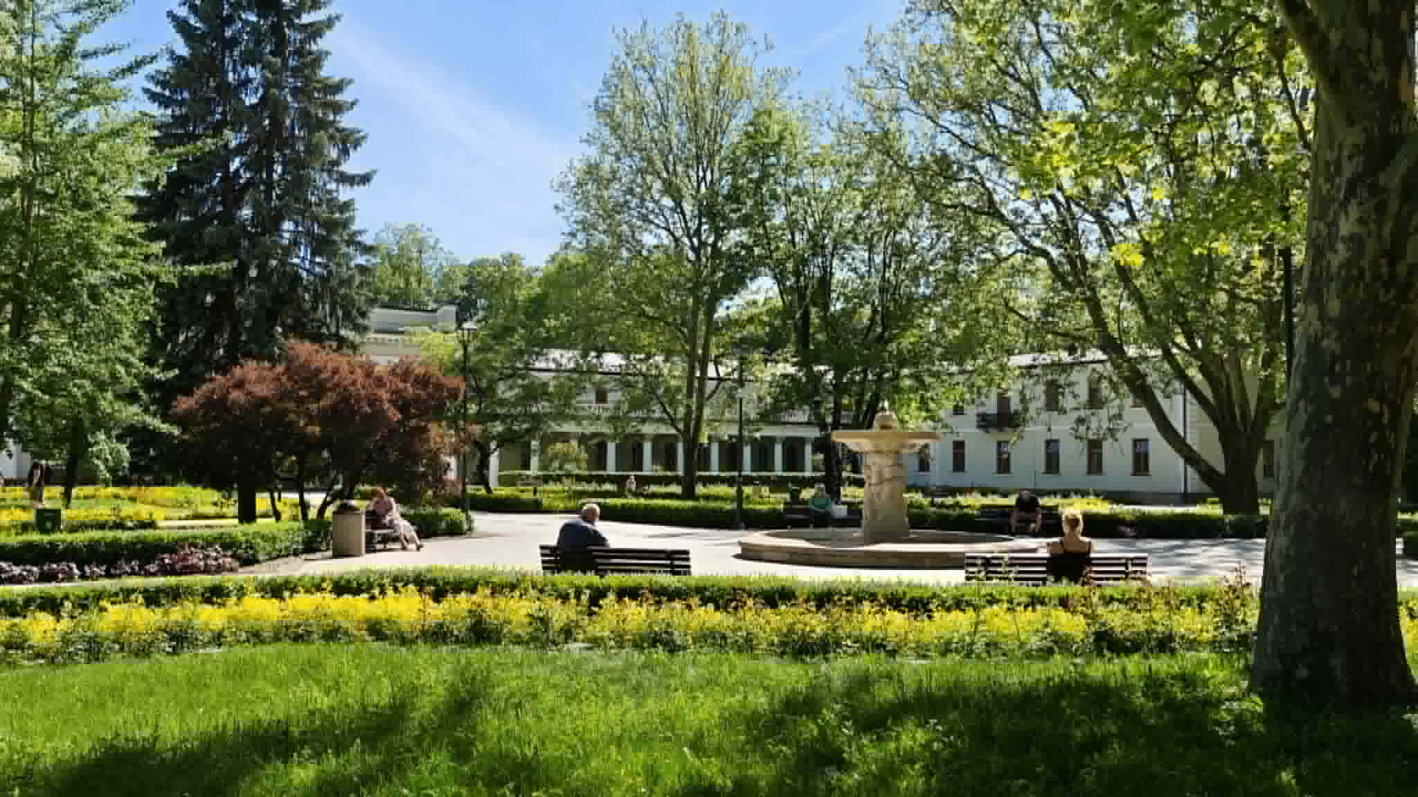 Zieleń parkowa Busko-Zdrój