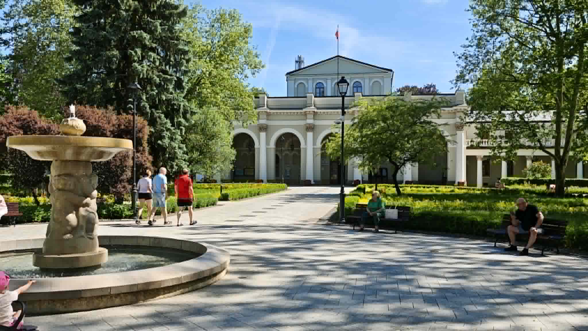 Fontanna Park Zdrojowy Busko-Zdrój